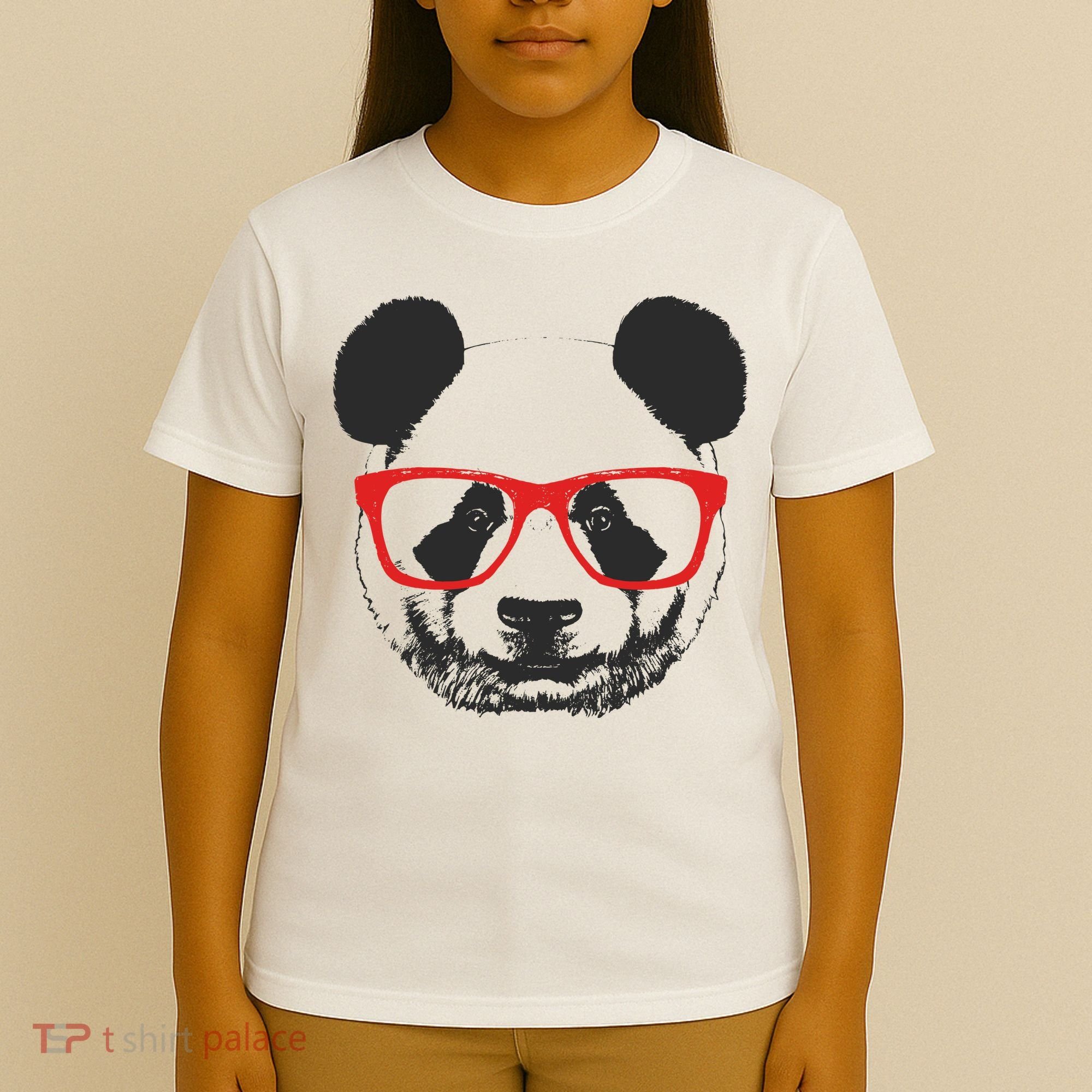 Portrait of Panda with glasses T-Shirt