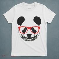 Portrait of Panda with glasses T-Shirt thumb 5