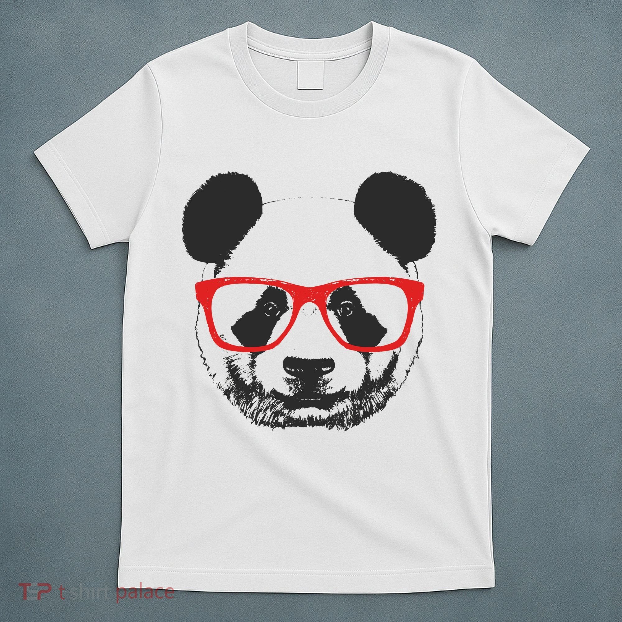 Portrait of Panda with glasses T-Shirt