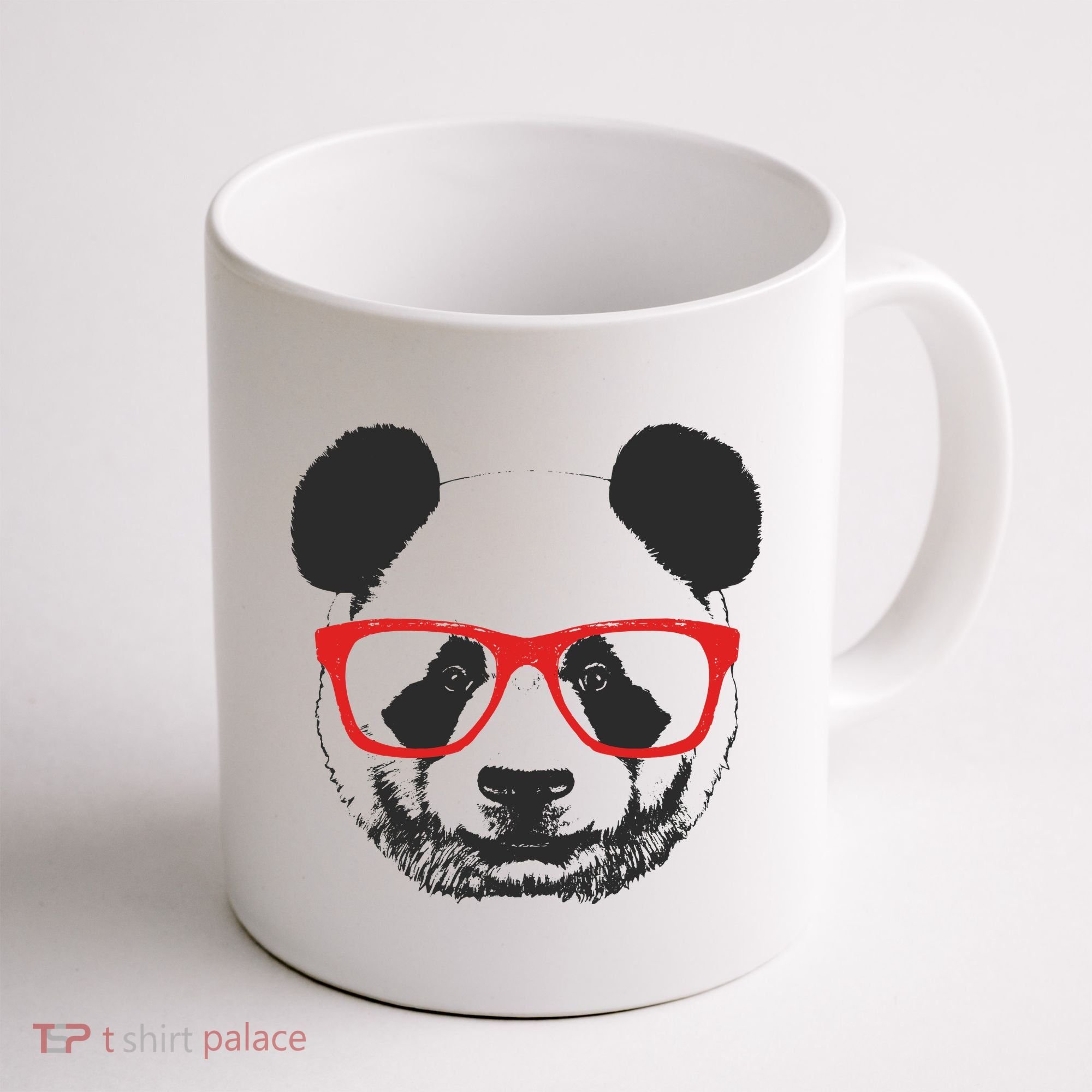 Portrait of Panda with glasses Coffee Mug
