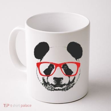 Portrait of Panda with glasses Coffee Mug