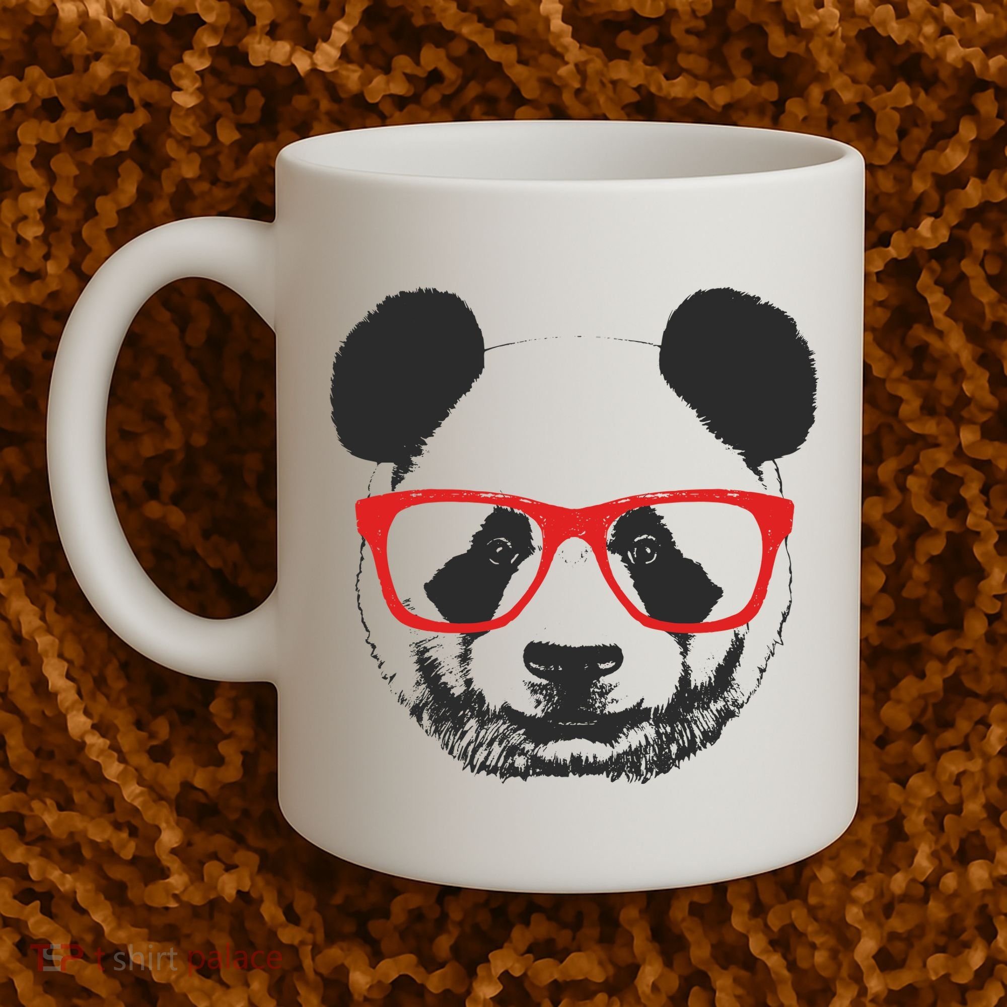 Portrait of Panda with glasses Coffee Mug