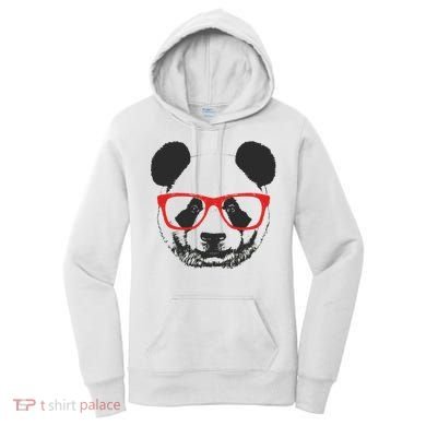 Portrait of Panda with glasses Women's Hoodie