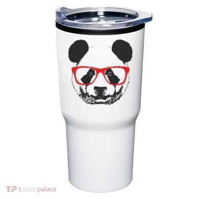 Portrait of Panda with glasses Tumbler