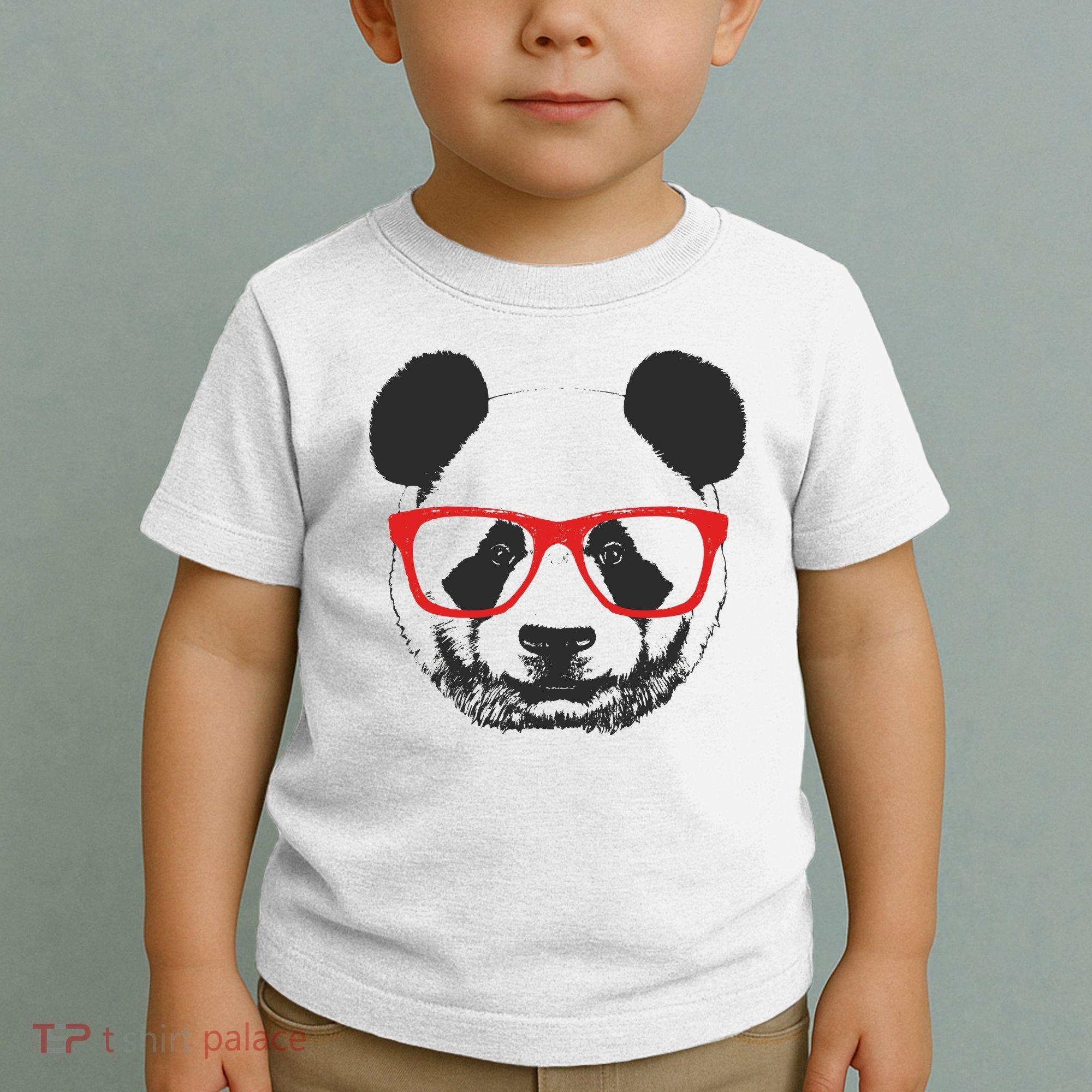 Portrait of Panda with glasses Toddler T-Shirt