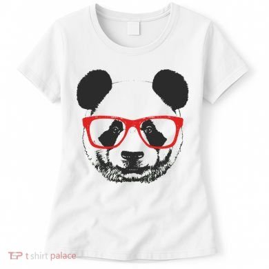 Portrait of Panda with glasses Women's T-Shirt
