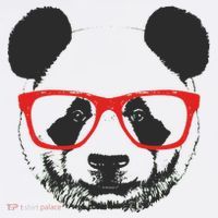 Portrait of Panda with glasses Women's T-Shirt thumb 6