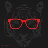 Portrait of Tiger With Glasses Toddler Hoodie thumb 2