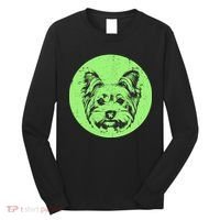 Portrait of Yorkshire Terrier Dog Long Sleeve Shirt thumb 0