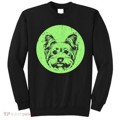 Portrait of Yorkshire Terrier Dog Sweatshirt