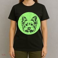 Portrait of Yorkshire Terrier Dog T-Shirt thumb 4
