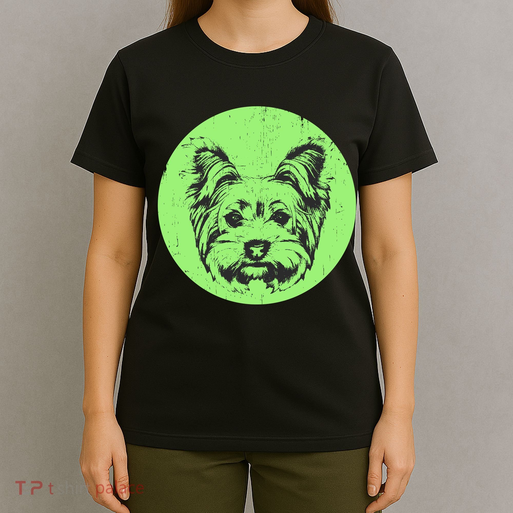 Portrait of Yorkshire Terrier Dog T-Shirt