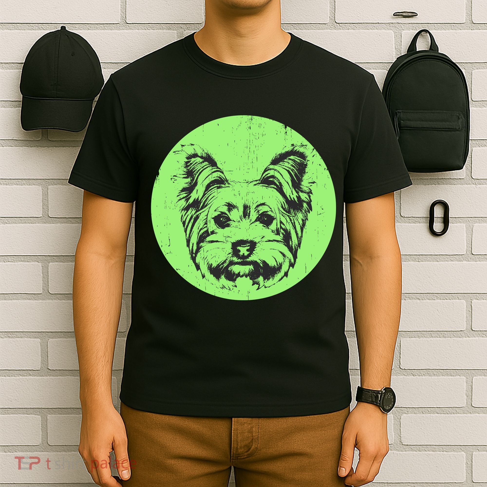 Portrait of Yorkshire Terrier Dog T-Shirt