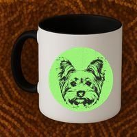 Portrait of Yorkshire Terrier Dog Coffee Mug thumb 2