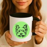 Portrait of Yorkshire Terrier Dog Coffee Mug thumb 3