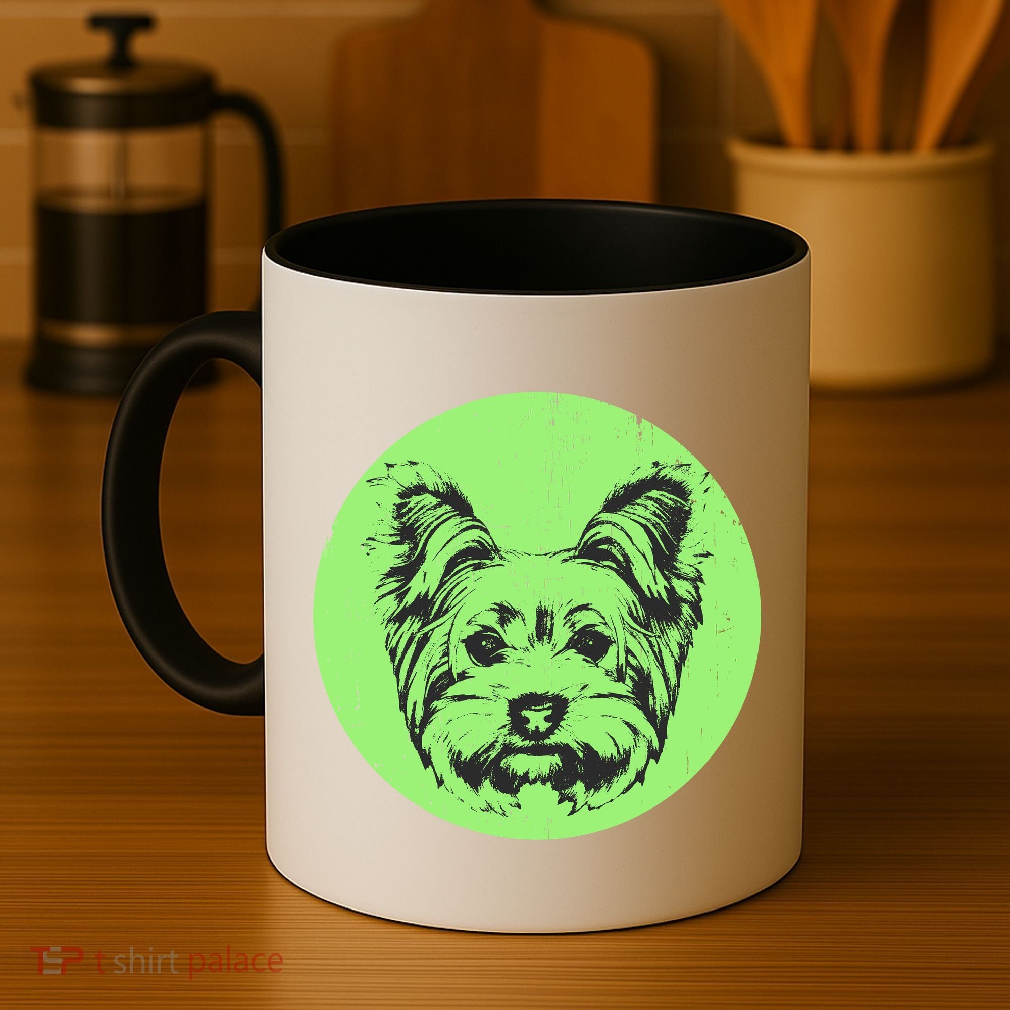 Portrait of Yorkshire Terrier Dog Coffee Mug