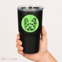 Portrait of Yorkshire Terrier Dog Tumbler thumb 2