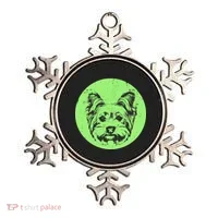 Portrait of Yorkshire Terrier Dog Ornament thumb 0