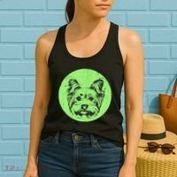 Portrait of Yorkshire Terrier Dog Women's Tank Top thumb 2