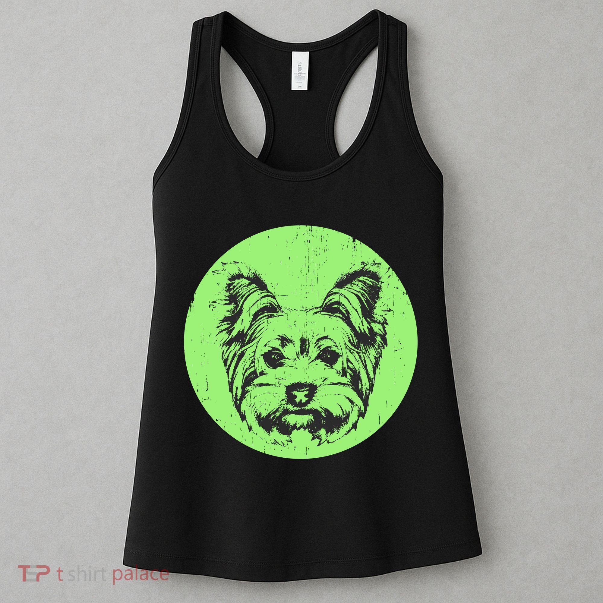 Portrait of Yorkshire Terrier Dog Women's Tank Top