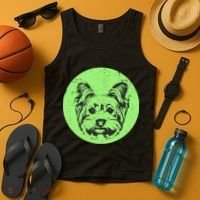 Portrait of Yorkshire Terrier Dog Tank Top thumb 4