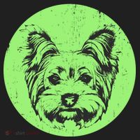 Portrait of Yorkshire Terrier Dog Golf Towel thumb 3