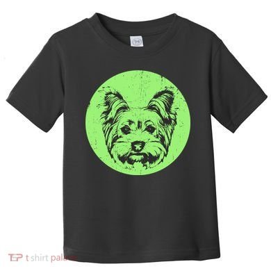 Portrait of Yorkshire Terrier Dog Toddler T-Shirt