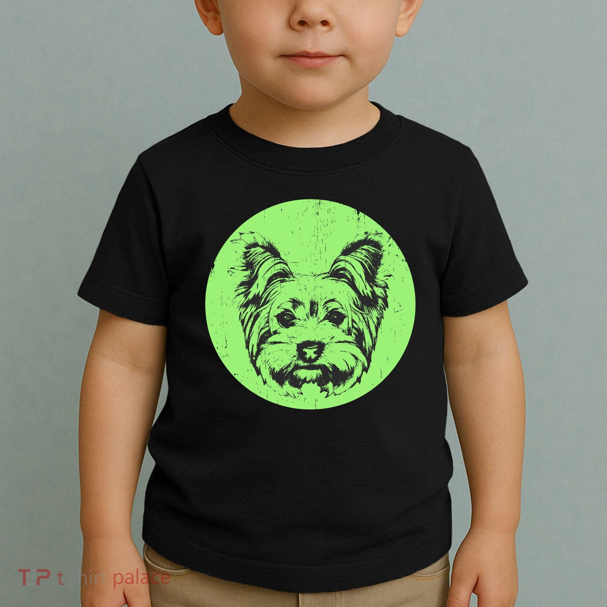 Portrait of Yorkshire Terrier Dog Toddler T-Shirt