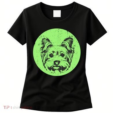 Portrait of Yorkshire Terrier Dog Women's T-Shirt