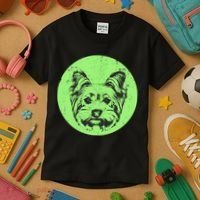 Portrait of Yorkshire Terrier Dog Kids T-Shirt thumb 3