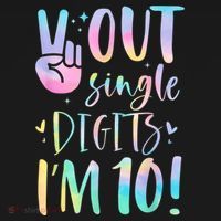 Peace Out Single Digits I'm 10 Year Old 10th Birthday Girl Women's Hoodie thumb 2