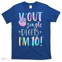 Peace Out Single Digits I'm 10 Year Old 10th Birthday Girl T-Shirt thumb 0