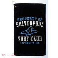 Property Of Shiverpool Surf Club Antarctica Golf Towel thumb 0
