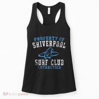 Property Of Shiverpool Surf Club Antarctica Distressed Women's Tank Top thumb 0