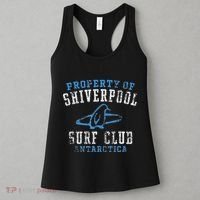 Property Of Shiverpool Surf Club Antarctica Distressed Women's Tank Top thumb 3