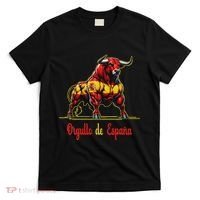 Pride Of Spain Bull Flags EspañOl Pamplona T-Shirt thumb 0