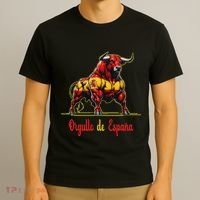 Pride Of Spain Bull Flags EspañOl Pamplona T-Shirt thumb 3