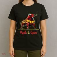 Pride Of Spain Bull Flags EspañOl Pamplona T-Shirt thumb 4