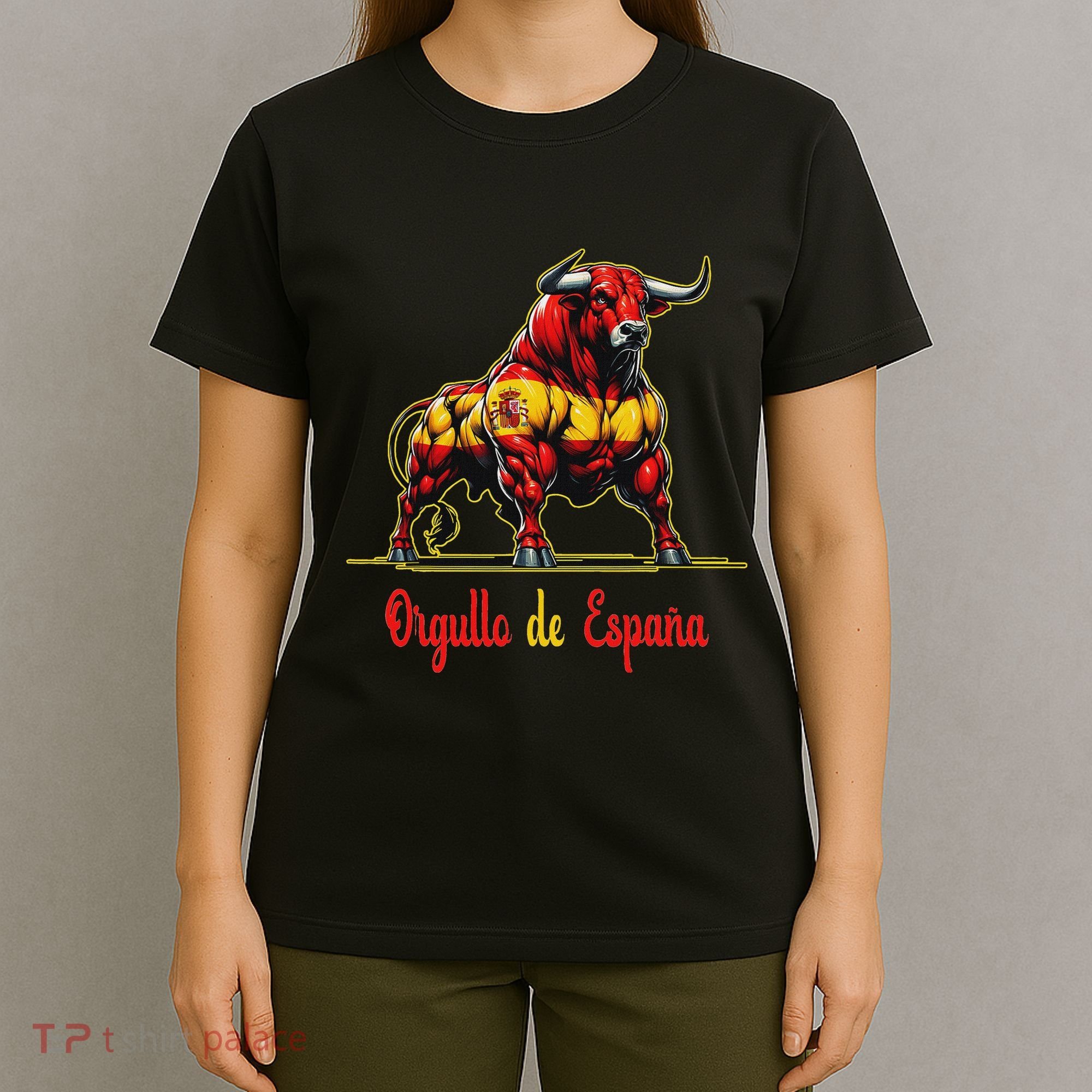 Pride Of Spain Bull Flags EspañOl Pamplona T-Shirt