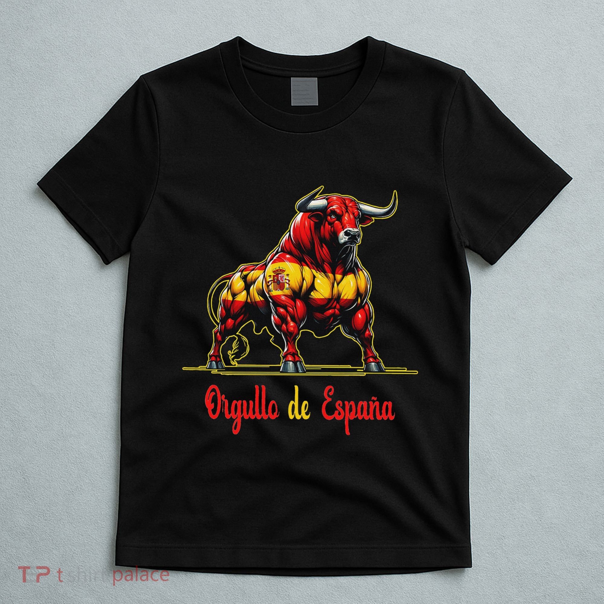 Pride Of Spain Bull Flags EspañOl Pamplona T-Shirt