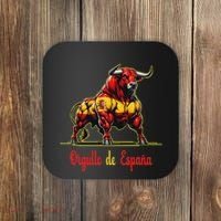 Pride Of Spain Bull Flags EspañOl Pamplona Coaster thumb 0