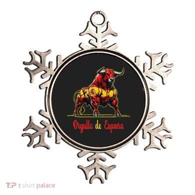 Pride Of Spain Bull Flags EspañOl Pamplona Ornament