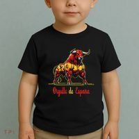 Pride Of Spain Bull Flags EspañOl Pamplona Toddler T-Shirt thumb 2