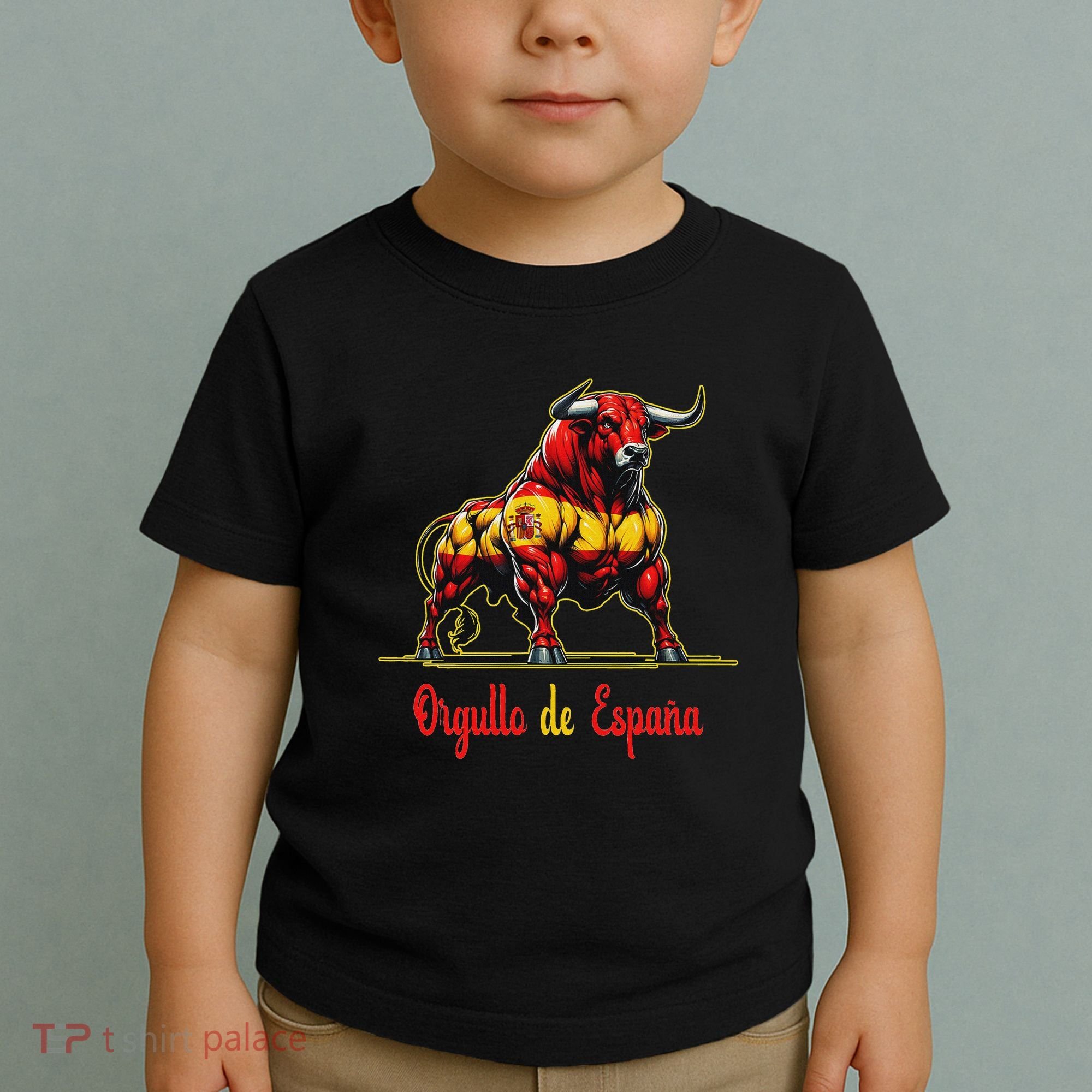 Pride Of Spain Bull Flags EspañOl Pamplona Toddler T-Shirt
