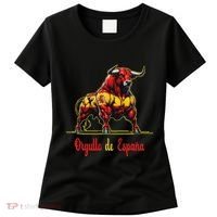 Pride Of Spain Bull Flags EspañOl Pamplona Women's T-Shirt thumb 0