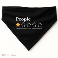 People One Star Fucking Nightmare Would Not Recommend USA-Made Doggie Bandana thumb 0
