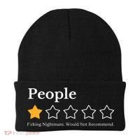 People One Star Fucking Nightmare Would Not Recommend Beanie thumb 0