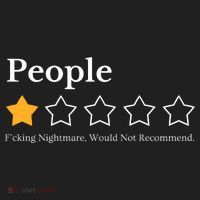 People One Star Fucking Nightmare Would Not Recommend Beanie thumb 2