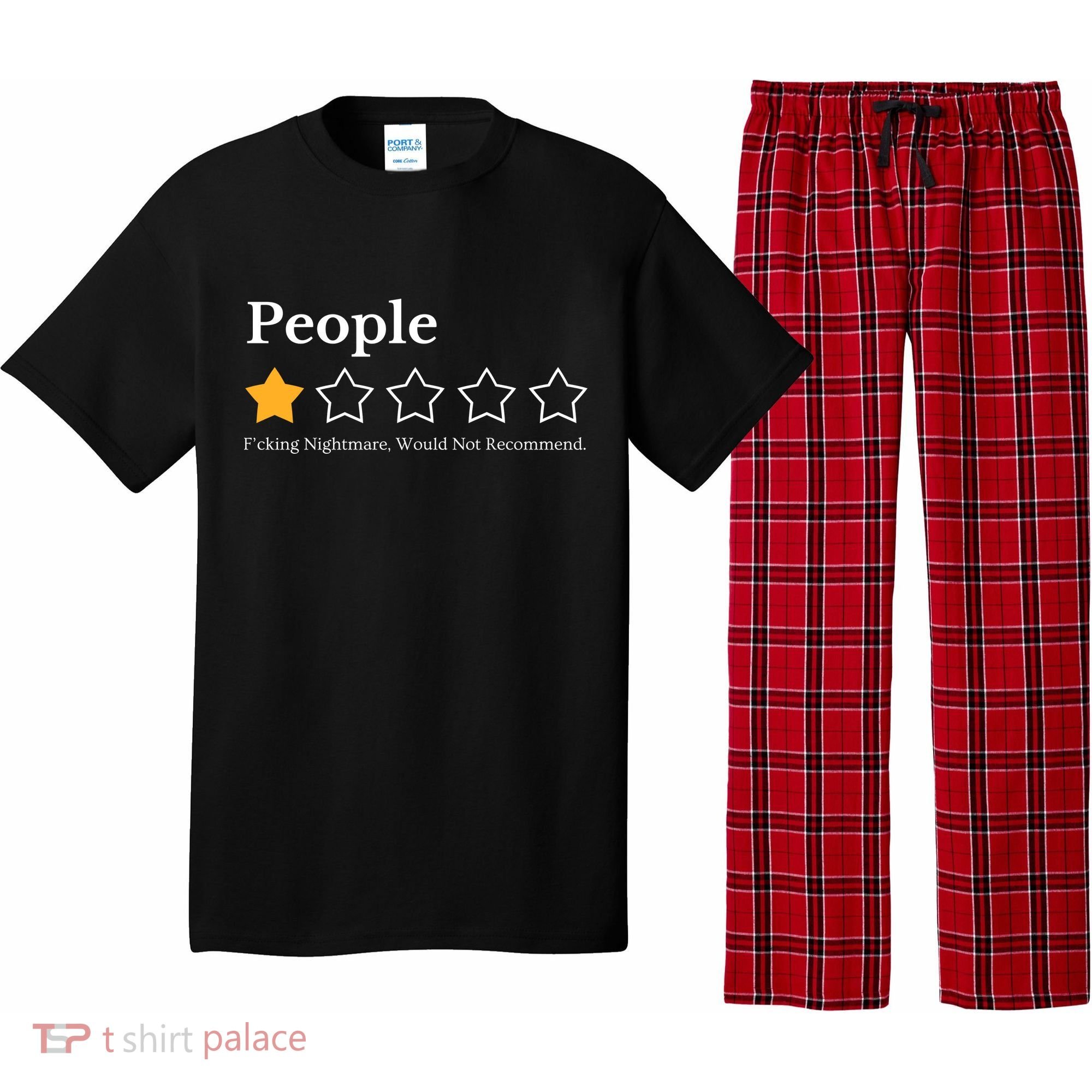 People One Star Fucking Nightmare Would Not Recommend Pajama Set