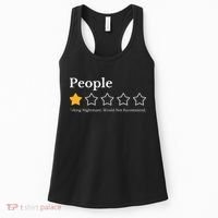 People One Star Fucking Nightmare Would Not Recommend Women's Tank Top thumb 0